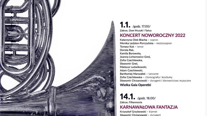 Muzyka Filharmonii Zabrzańskiej w styczniu