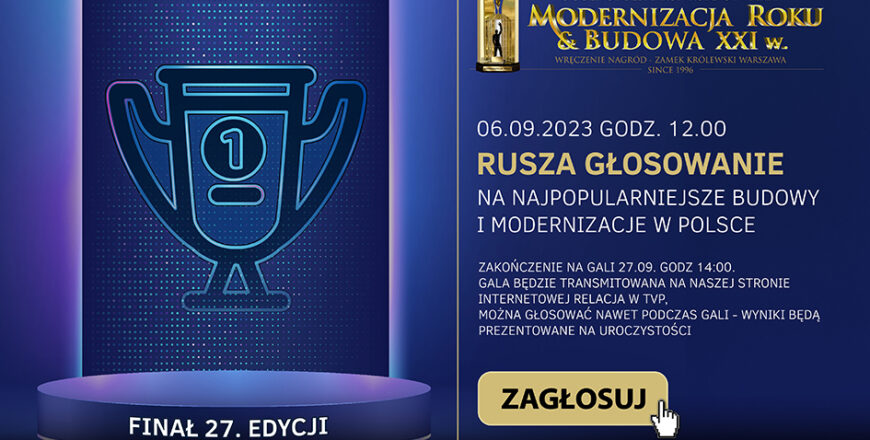 Zagłosuj na zabrzańskie obiekty startujące w konkursie „Modernizacja Roku”