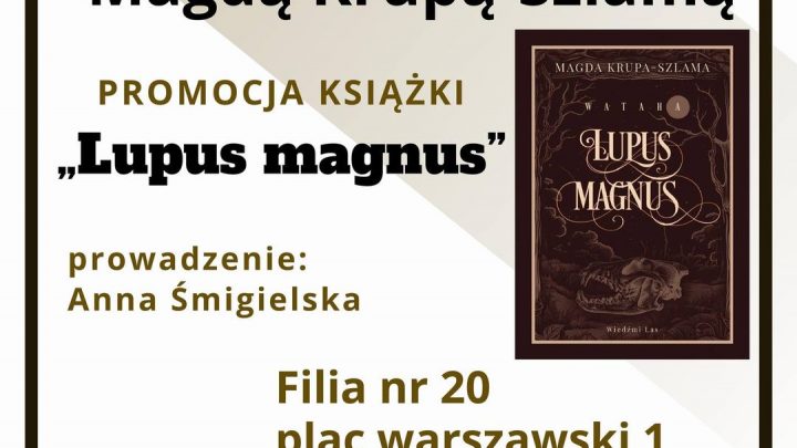 Spotkanie autorskie z Magdą Krupą-Szlamą