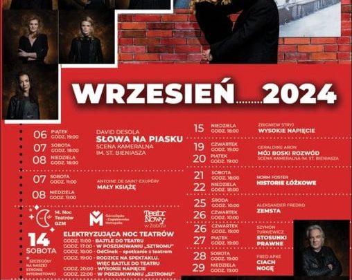 Teatralny repertuar na wrzesień