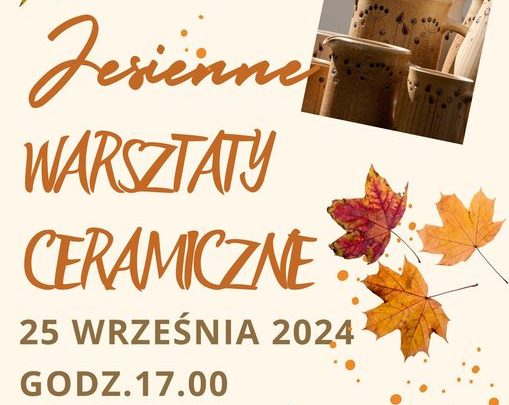 Jesienne warsztaty ceramiczne