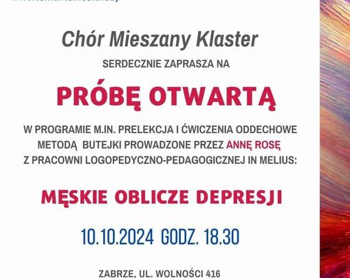 Próba otwarta Chóru Mieszanego Klaster