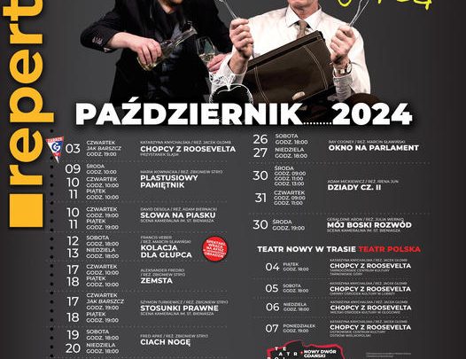 Październikowy repertuar Teatru Nowego