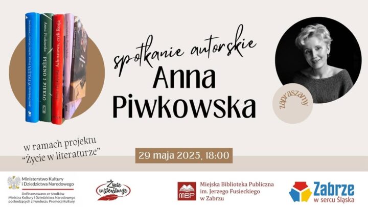 Spotkanie autorskie z Anną Piwkowską