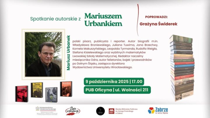 Spotkanie autorskie z Mariuszem Urbankiem