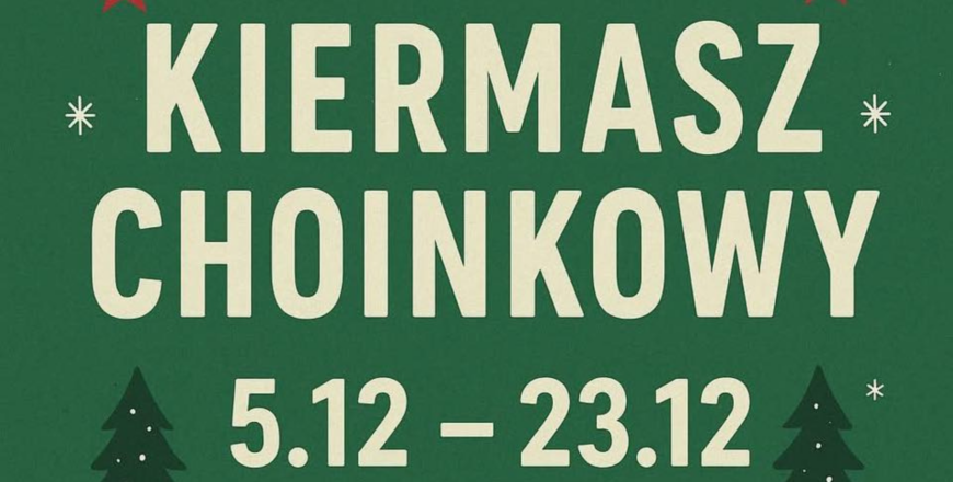 Kiermasz Choinkowy przed Domem Muzyki i Tańca