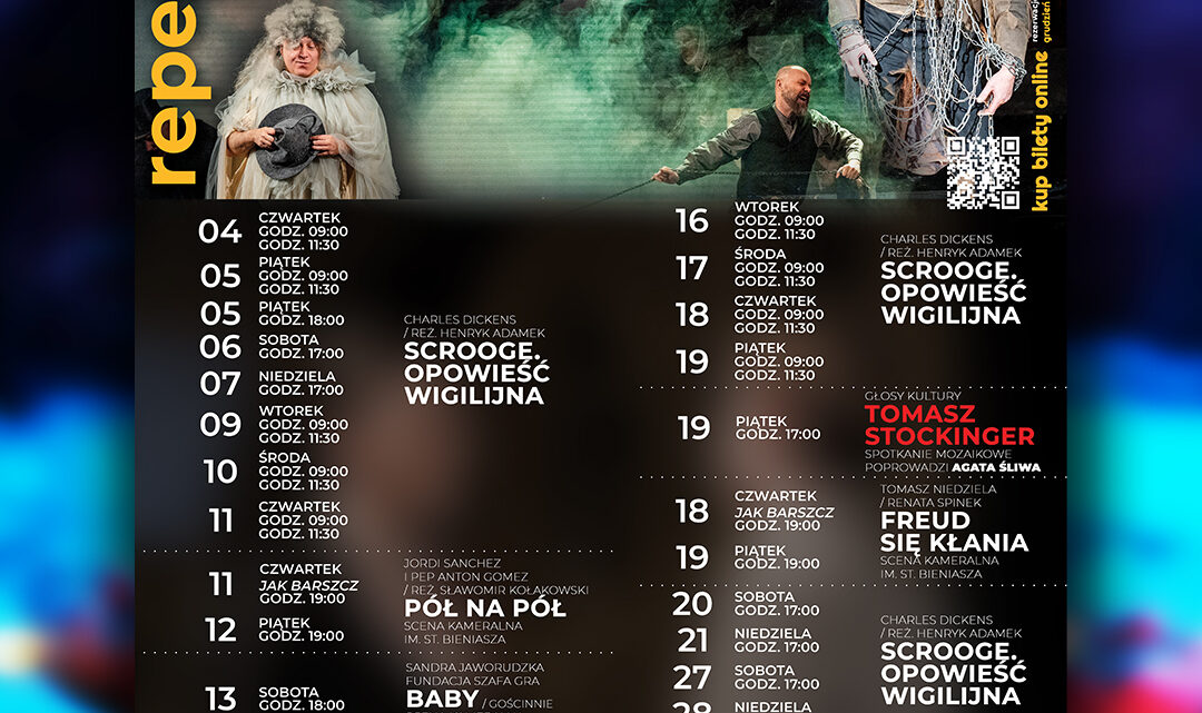 Grudniowy repertuar teatralny
