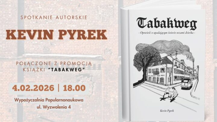 Spotkanie autorskie z Kevinem Pyrkiem wokół książki „Tabakweg”