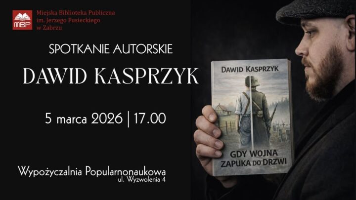 Spotkanie autorskie z Dawidem Kasprzykiem