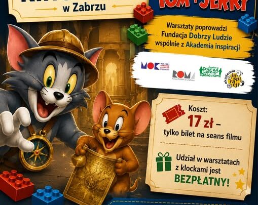 Warsztaty LEGO inspirowane bajką TOM i JERRY