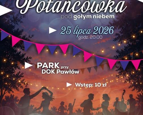 Potańcówka pod gołym niebem w Pawłowie
