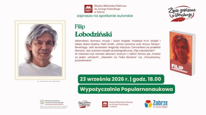Spotkanie autorskie z Filipem Łobodzińskim